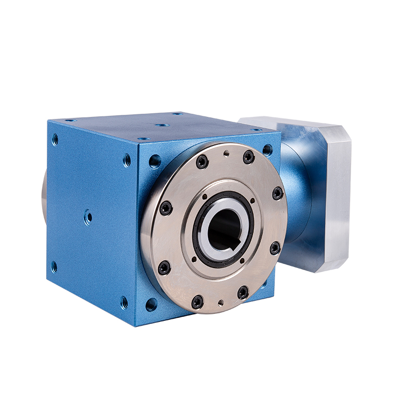 Špirálový kužeľový prevodový komutátor série TD-CR s výstupom z dutého hriadeľa Špirálový kužeľový prevodový komutátor série TD-CR s výstupom z dutého hriadeľa