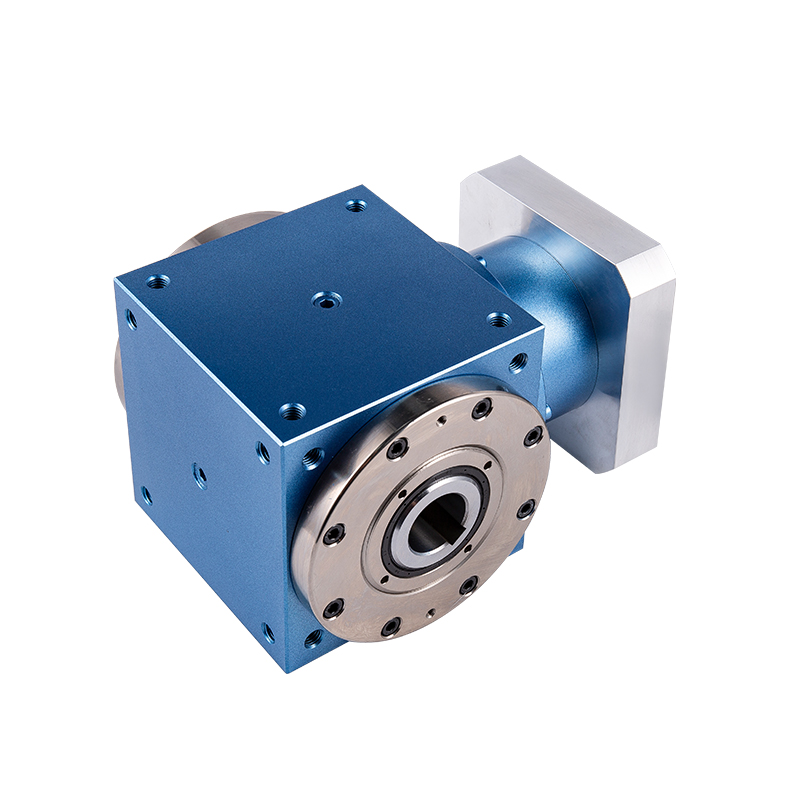 Špirálový kužeľový prevodový komutátor série TD-CR s výstupom z dutého hriadeľa Špirálový kužeľový prevodový komutátor série TD-CR s výstupom z dutého hriadeľa